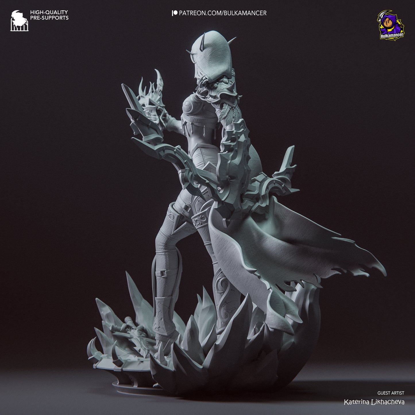Sylvanas Windrunner | 11-Inch Resin Model Kit | DIY World of Warcraft Banshee Queen
