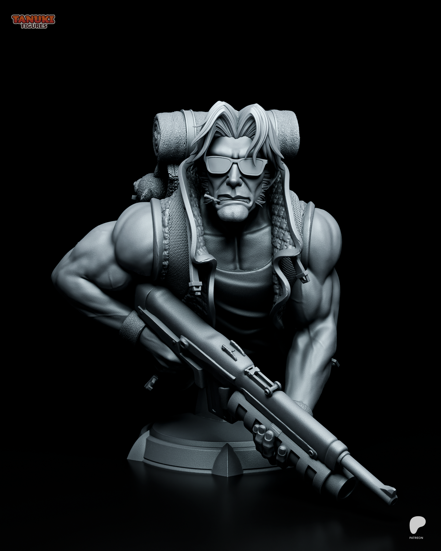 Tarma Roving | Resin Model or Bust Kit | Metal Slug Peregrine Falcon Squad Ace