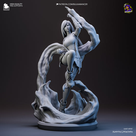 Tifa Lockhart | 10-Inch Resin Model Kit | Final Fantasy VII Martial Artist
