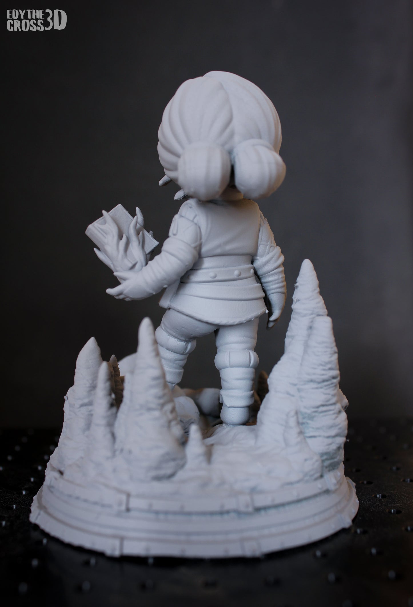Chibi Triss | 4-Inch Resin Model Kit | DIY Witcher Cute Sorceress