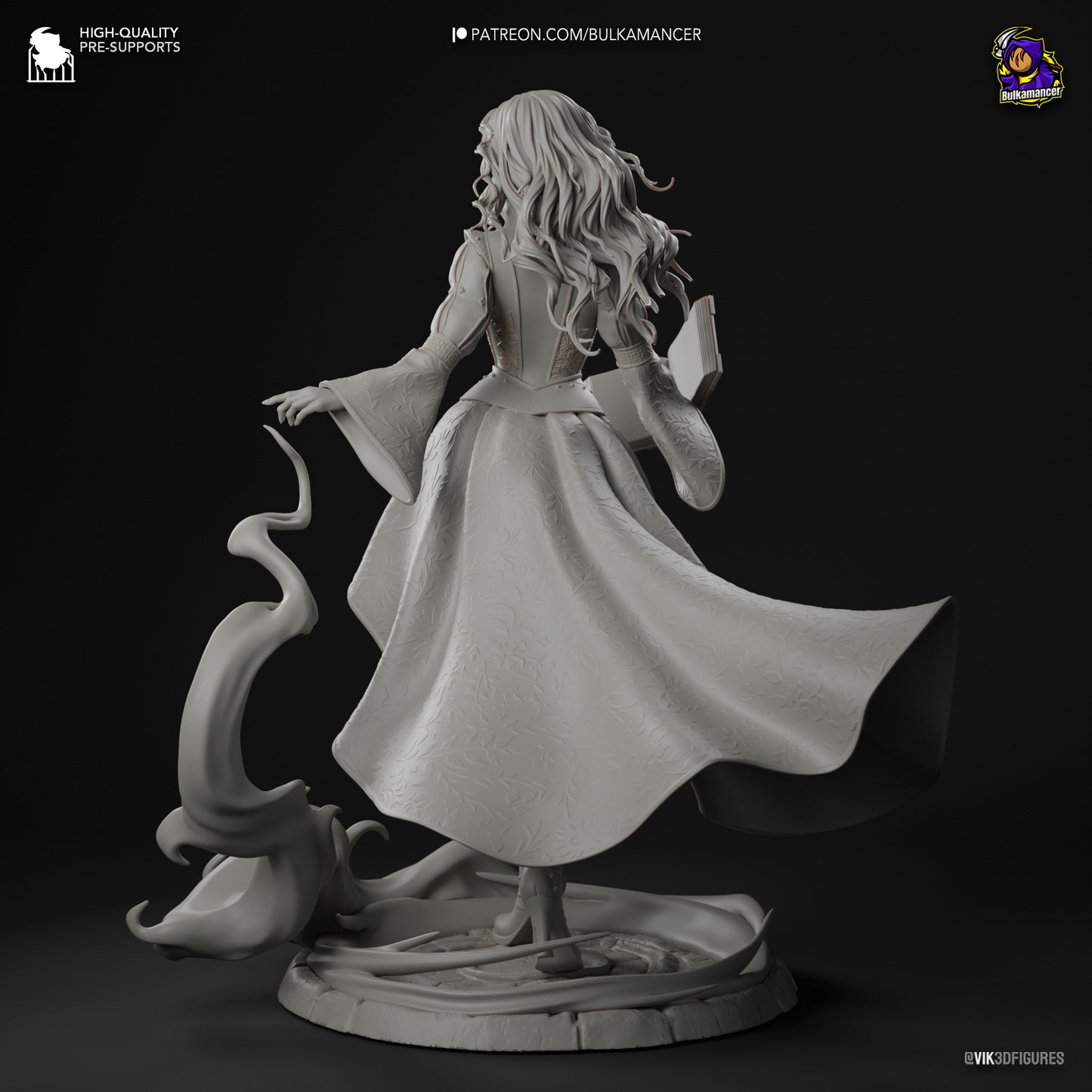 Triss Merigold | 9.5-Inch Resin Model Kit | Witcher Sorceress of Temeria