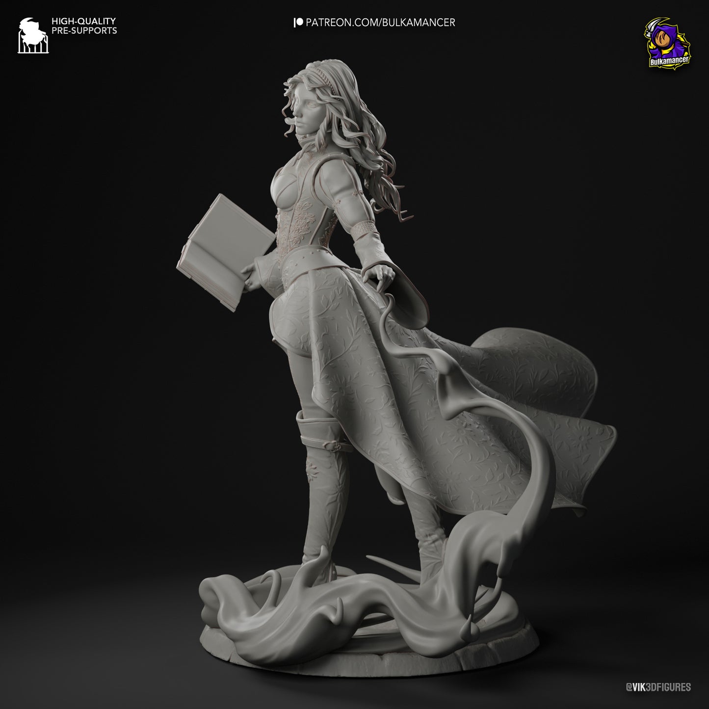 Triss Merigold | 9.5-Inch Resin Model Kit | Witcher Sorceress of Temeria
