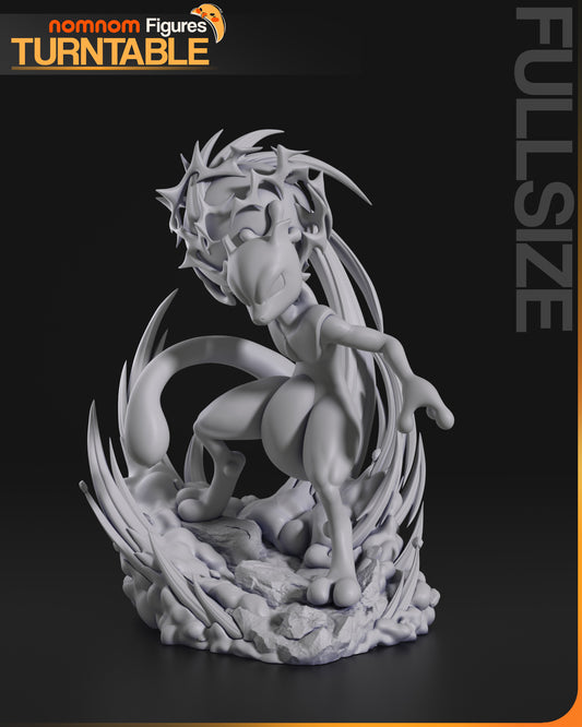 Mewtwo | Resin Model or Bust Kit | Pokémon Psychic Legendary