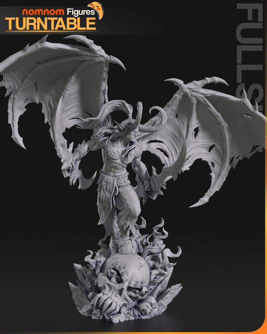 Illidan Stormrage | 11.5-Inch Resin Model Kit | DIY World of Warcraft Demon Hunter