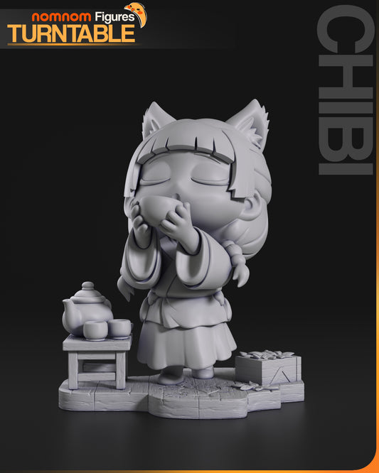 Chibi Maomao | 2.5-Inch Resin Model Kit | DIY The Apothecary Diaries Tea Time