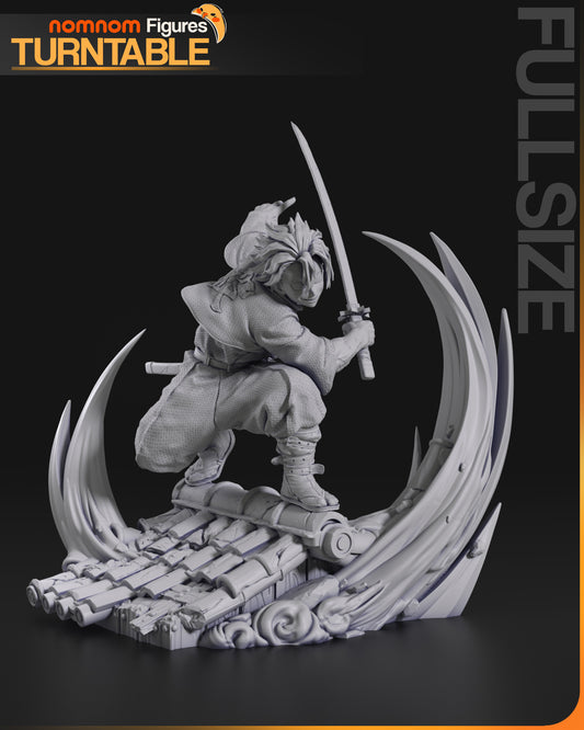 Sanemi Shinazugawa | Resin Model or Bust Kit | Demon Slayer Wind Hashira