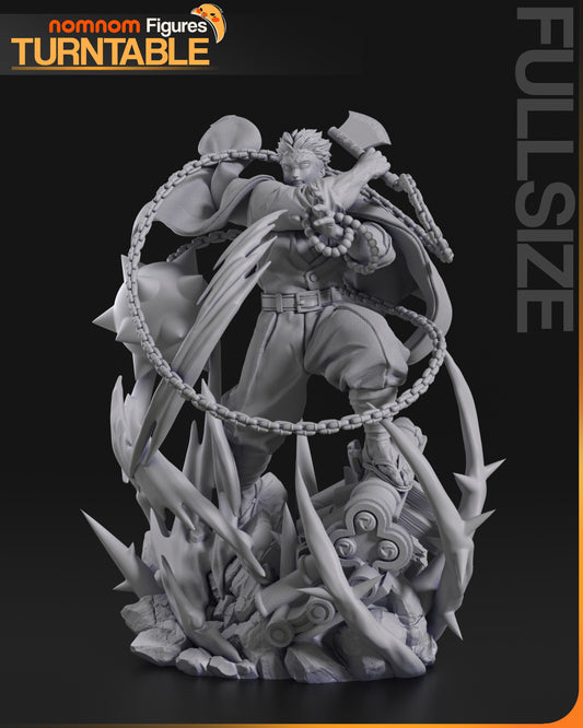 Gyomei Himejima | Resin Model or Bust Kit | Demon Slayer Stone Hashira