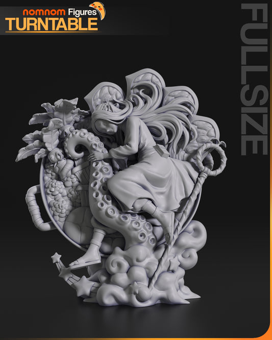 Marcille | Resin Model Kit | Dungeon Meshi Elf Tentacle Stew Mage