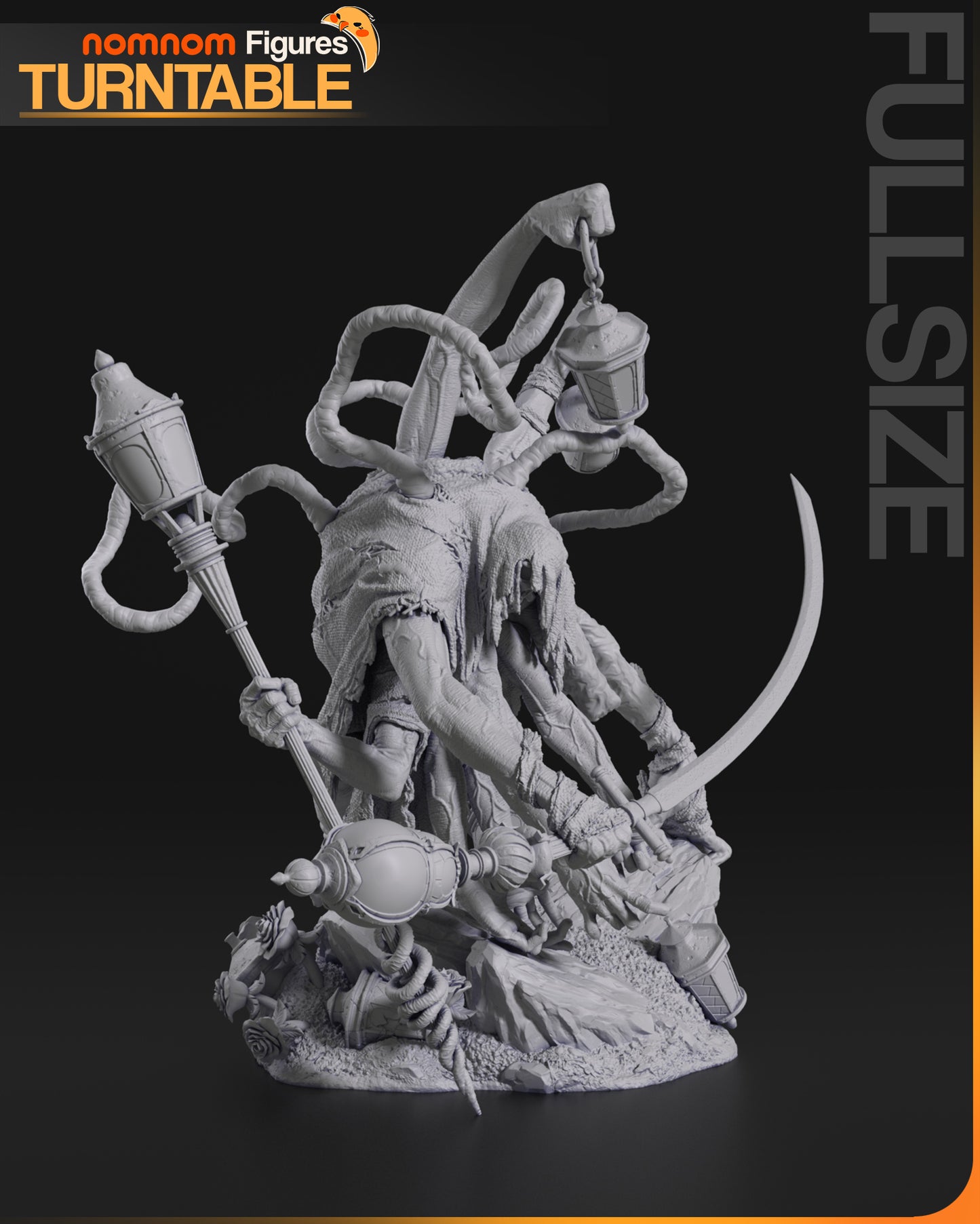 Lampmaster | Resin Model Kit | Clair Obscur: Expedition 33 Boss of Stone Wave Cliffs