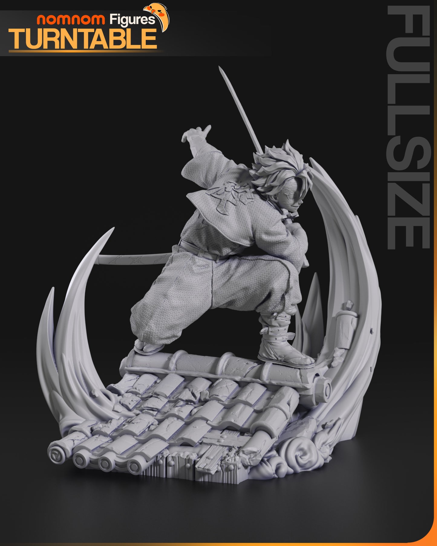 Sanemi Shinazugawa | Resin Model or Bust Kit | Demon Slayer Wind Hashira