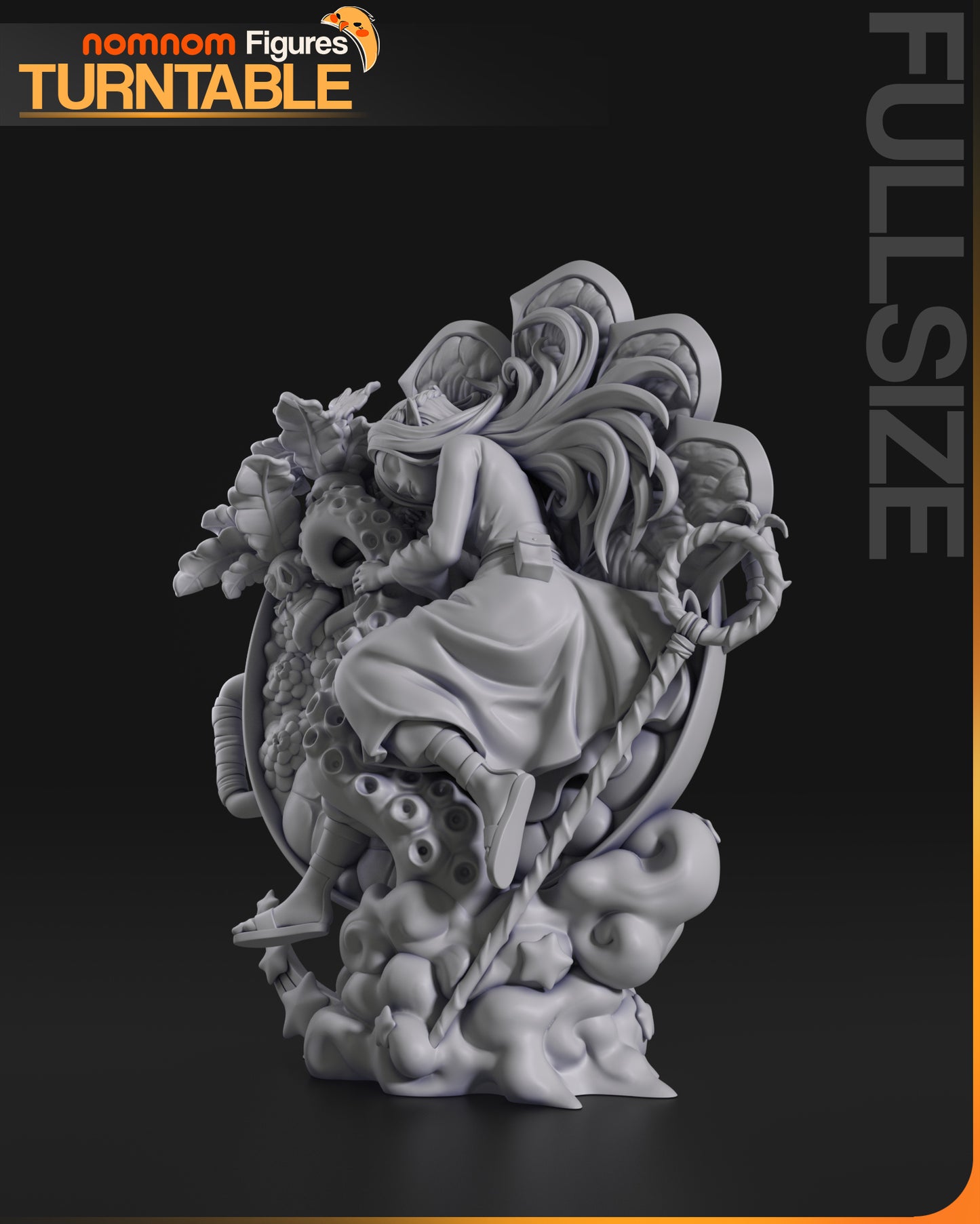 Marcille | Resin Model Kit | Dungeon Meshi Elf Tentacle Stew Mage
