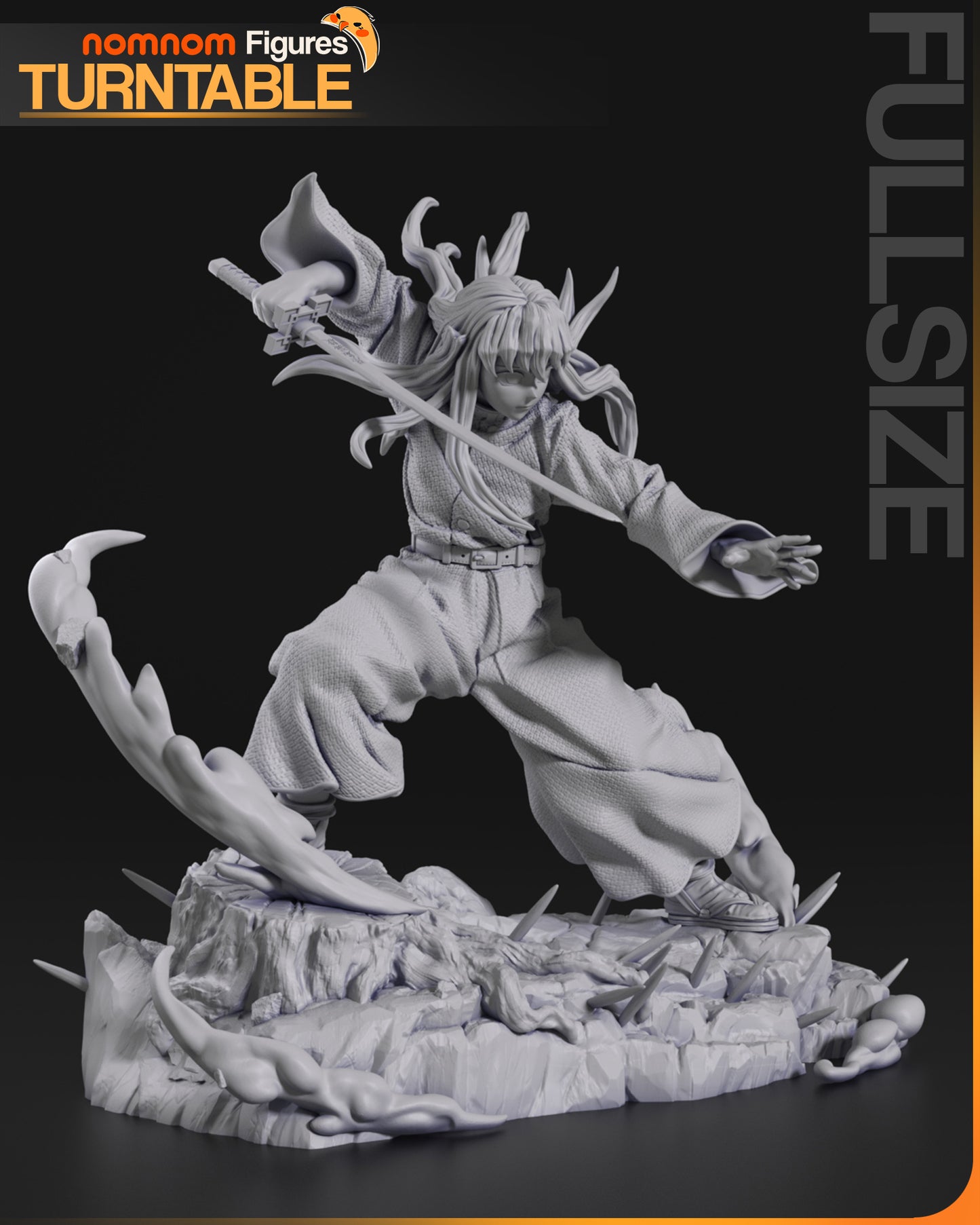 Muichiro Tokito | Resin Model or Bust Kit | Demon Slayer Mist Hashira