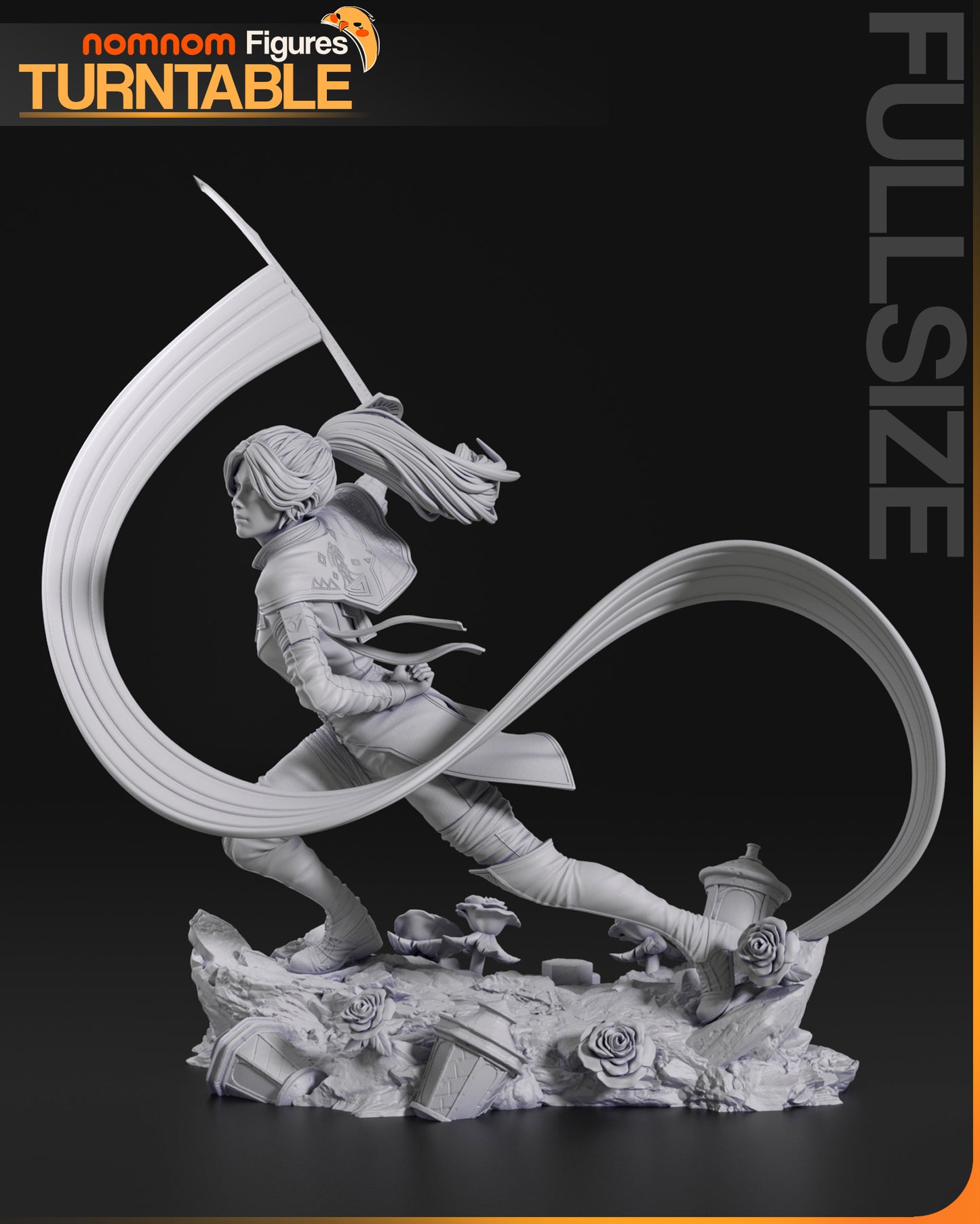 Maelle | Resin Model or Bust Kit | Clair Obscur: Expedition 33 Spellweaver