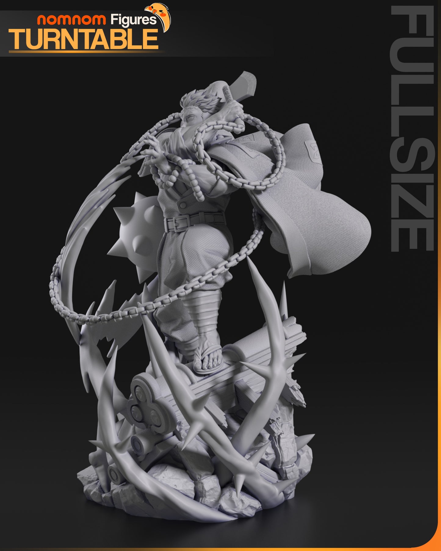Gyomei Himejima | Resin Model or Bust Kit | Demon Slayer Stone Hashira