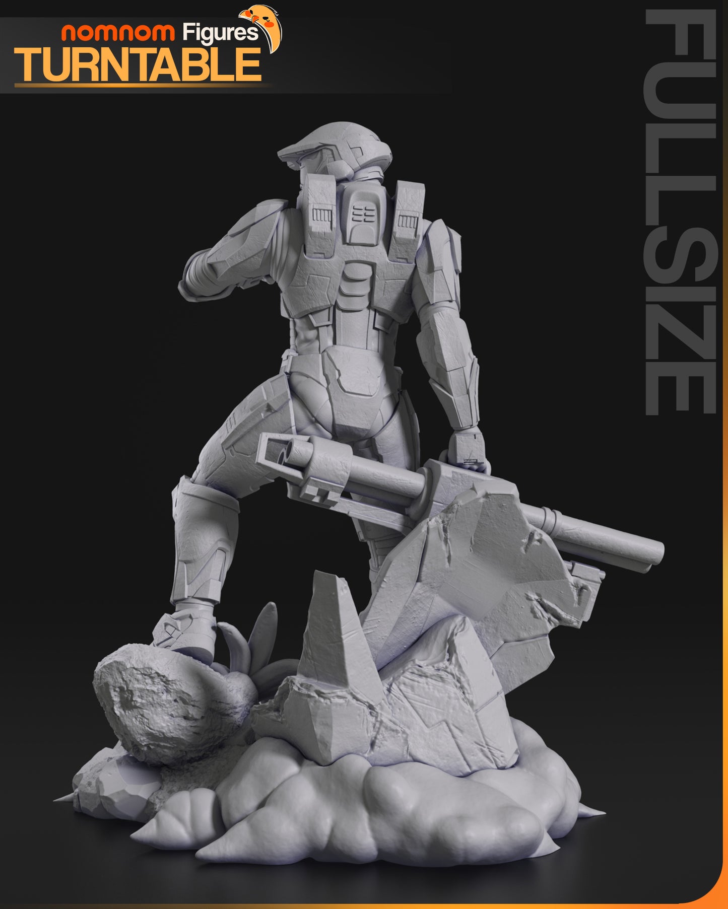Master Chief | 8-Inch Resin Model Kit | DIY Halo 2 Spartan Warrior