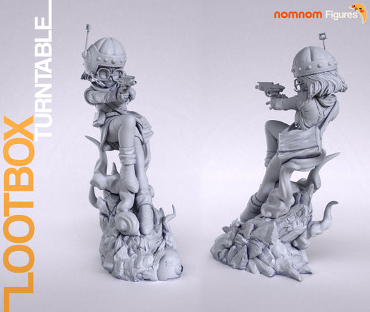 Lucca | 6.5-Inch Resin Model Kit | DIY Chrono Trigger Inventor Genius