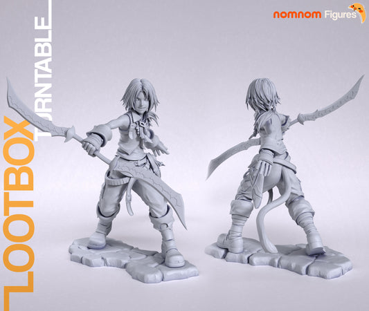 Zidane Tribal | 6-Inch Resin Model Kit | DIY Final Fantasy IX Thief with a Heart of Gold