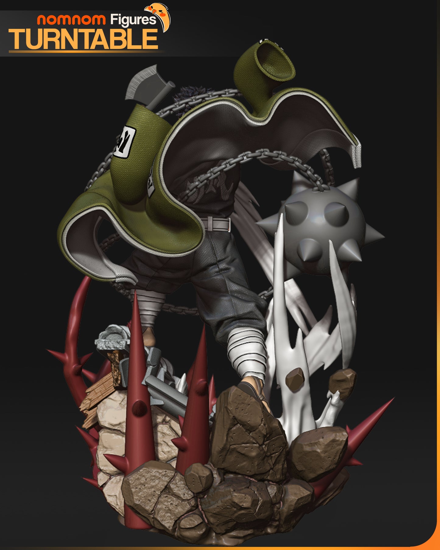 Gyomei Himejima | Resin Model or Bust Kit | Demon Slayer Stone Hashira