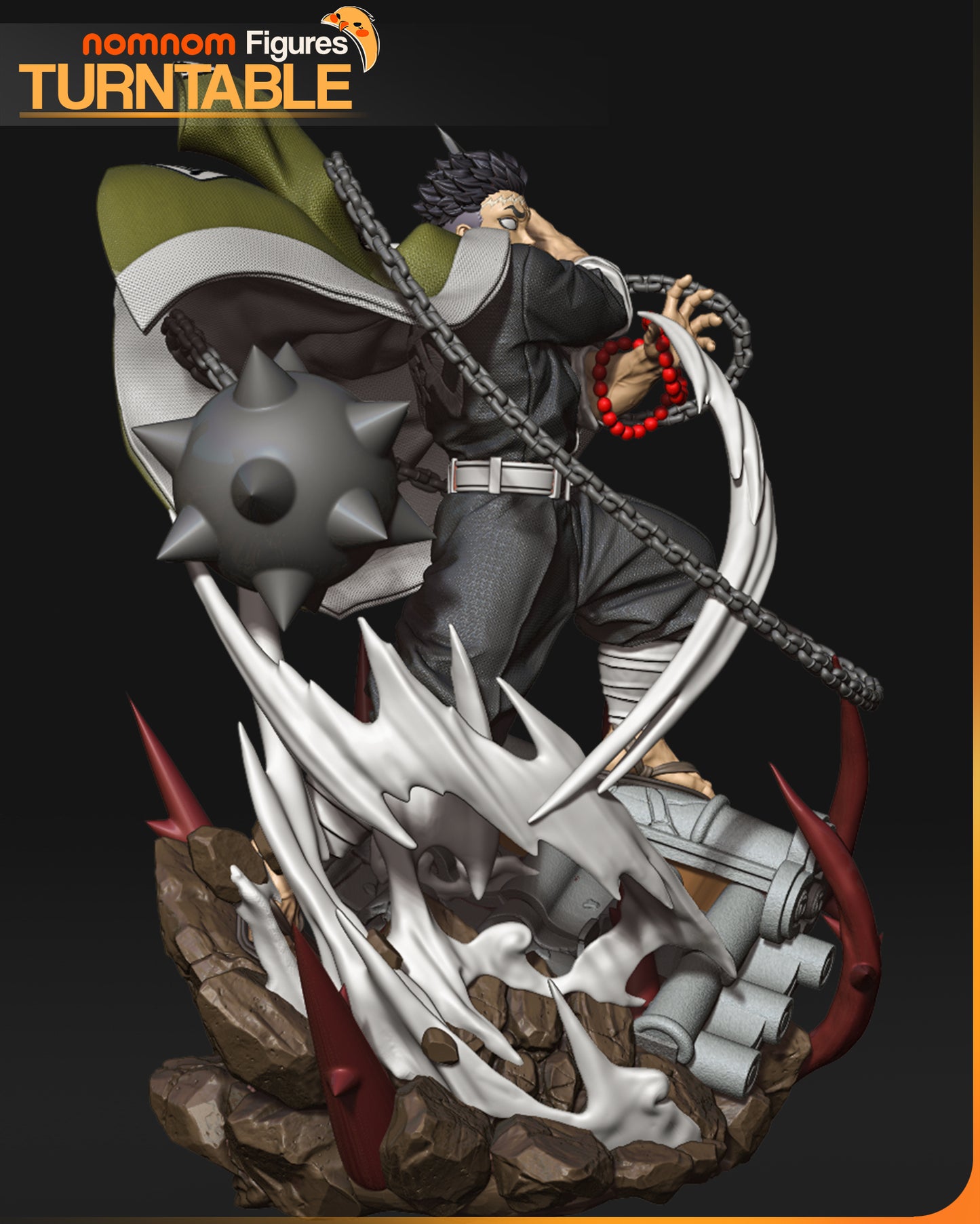 Gyomei Himejima | Resin Model or Bust Kit | Demon Slayer Stone Hashira