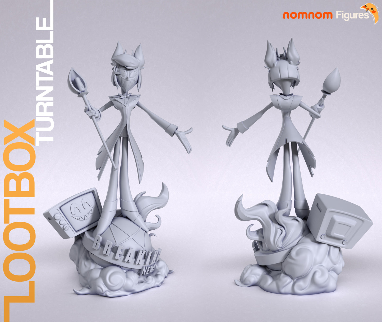 Alastor | 8.5-Inch Resin Model Kit | Hazbin Hotel Radio Demon