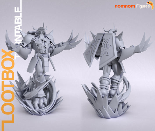 Wargreymon | 9.5-Inch Resin Model Kit | Digimon Mega Form