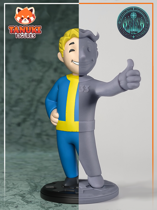 Vault Boy | 3-Inch Resin Model Kit | Fallout Toon Mascot