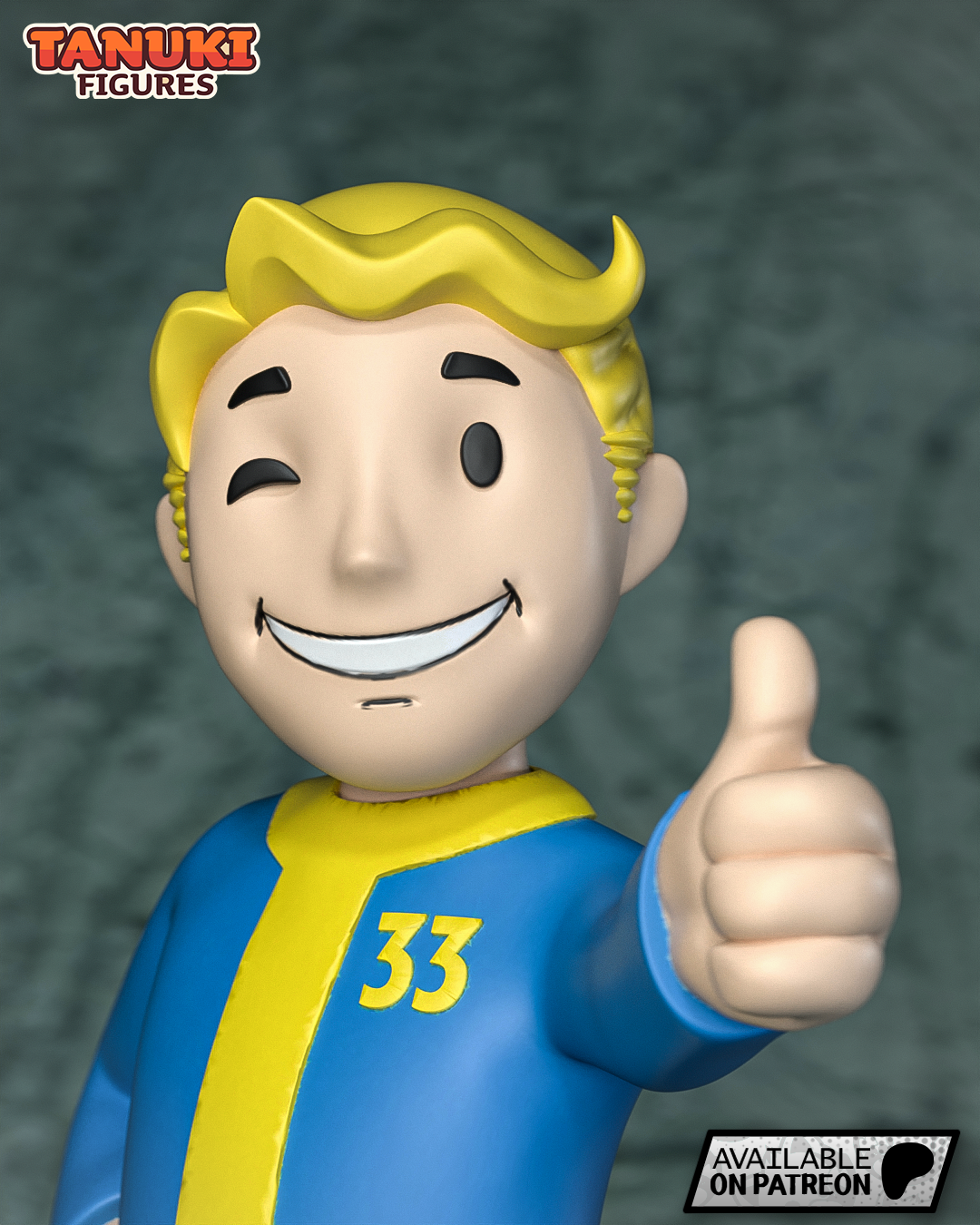 Vault Boy | 3-Inch Resin Model Kit | Fallout Toon Mascot