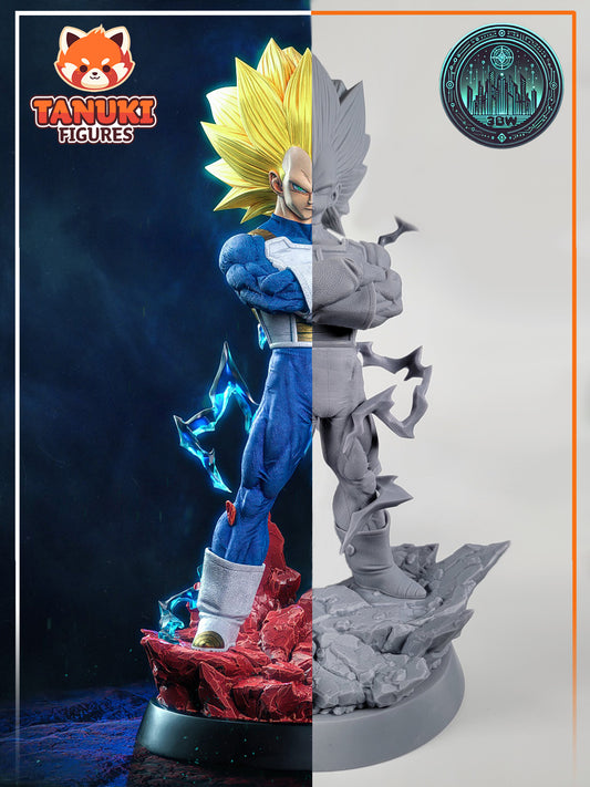Vegeta SSJ3 | Resin Model or Bust Kit | Dragon Ball Royal Ascension