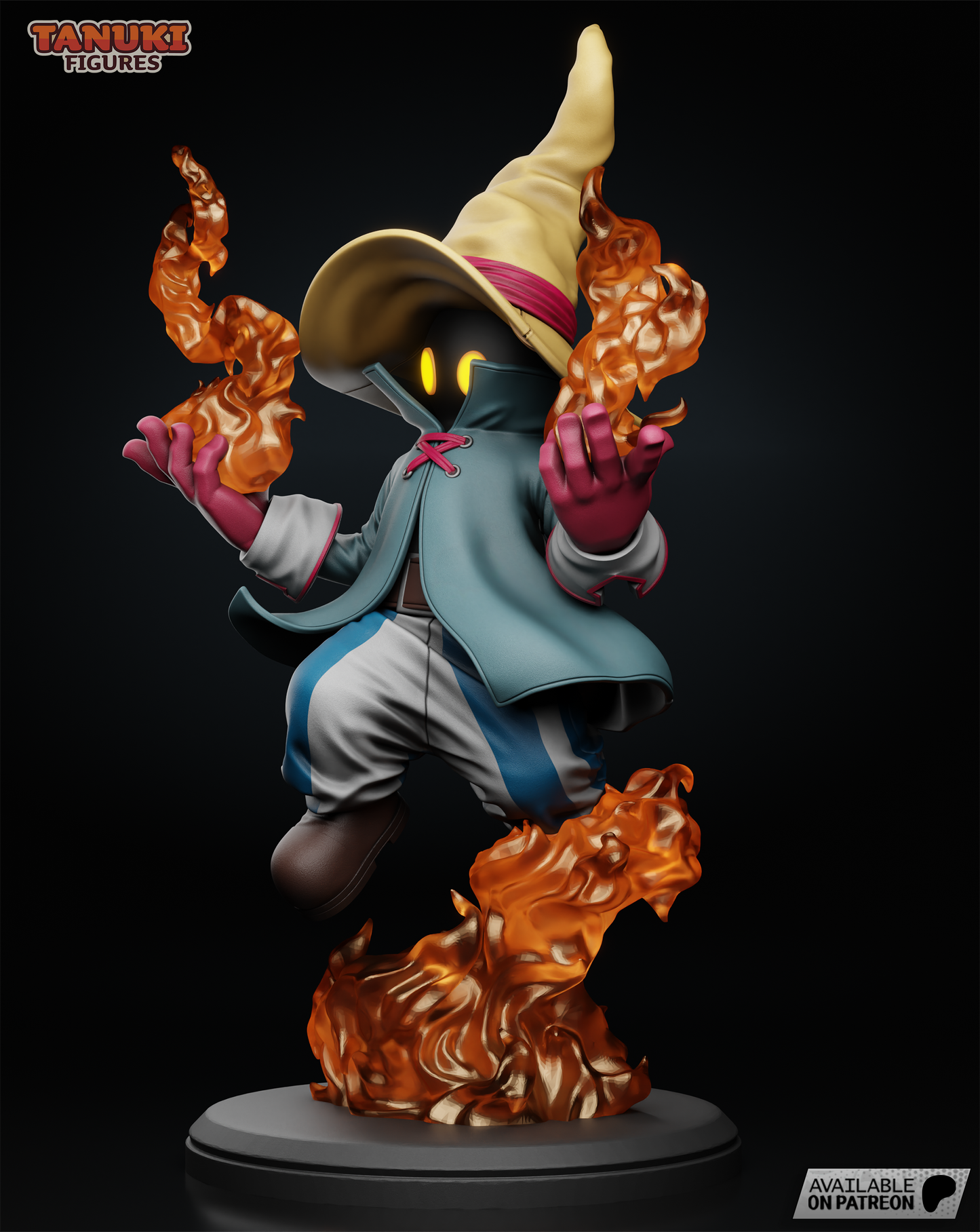 Vivi | 7.5-Inch Resin Model Kit | Final Fantasy Black Mage Awakened