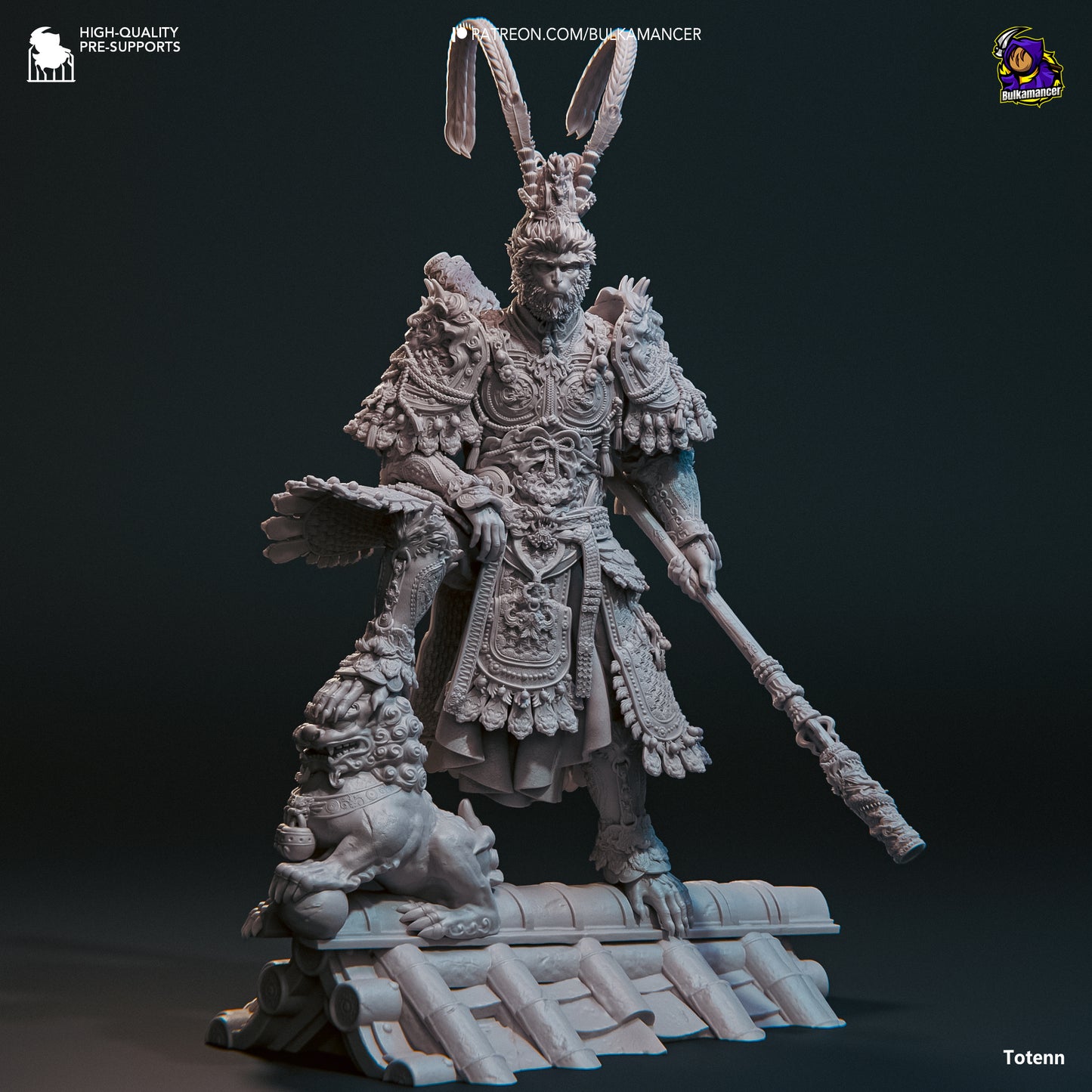 Destined One | 13-Inch Resin Model Kit | Black Myth Wukong Monkey King