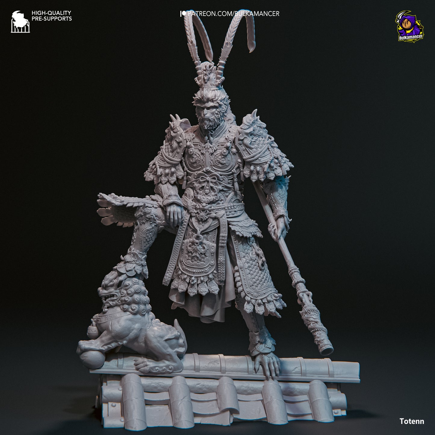 Destined One | 13-Inch Resin Model Kit | Black Myth Wukong Monkey King