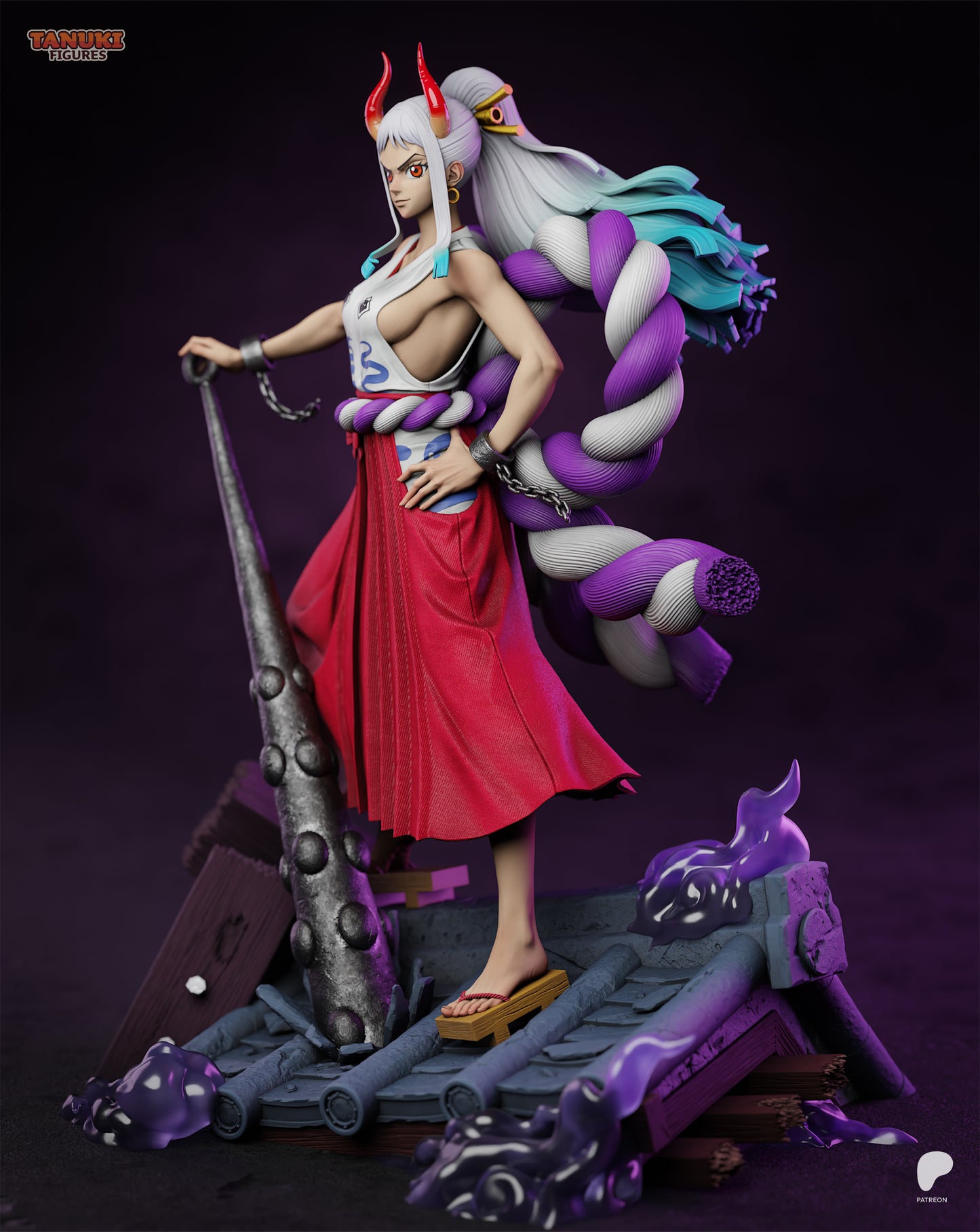 Yamato | Resin Model or Bust Kit | One Piece Oni Princess