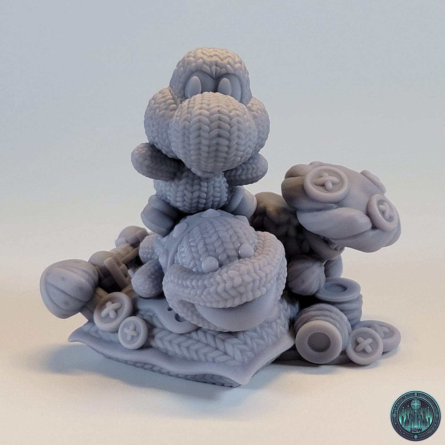 Chibi Yoshi | 2.5" Resin Model Kit | DIY Yoshi's Woolly World Adventure