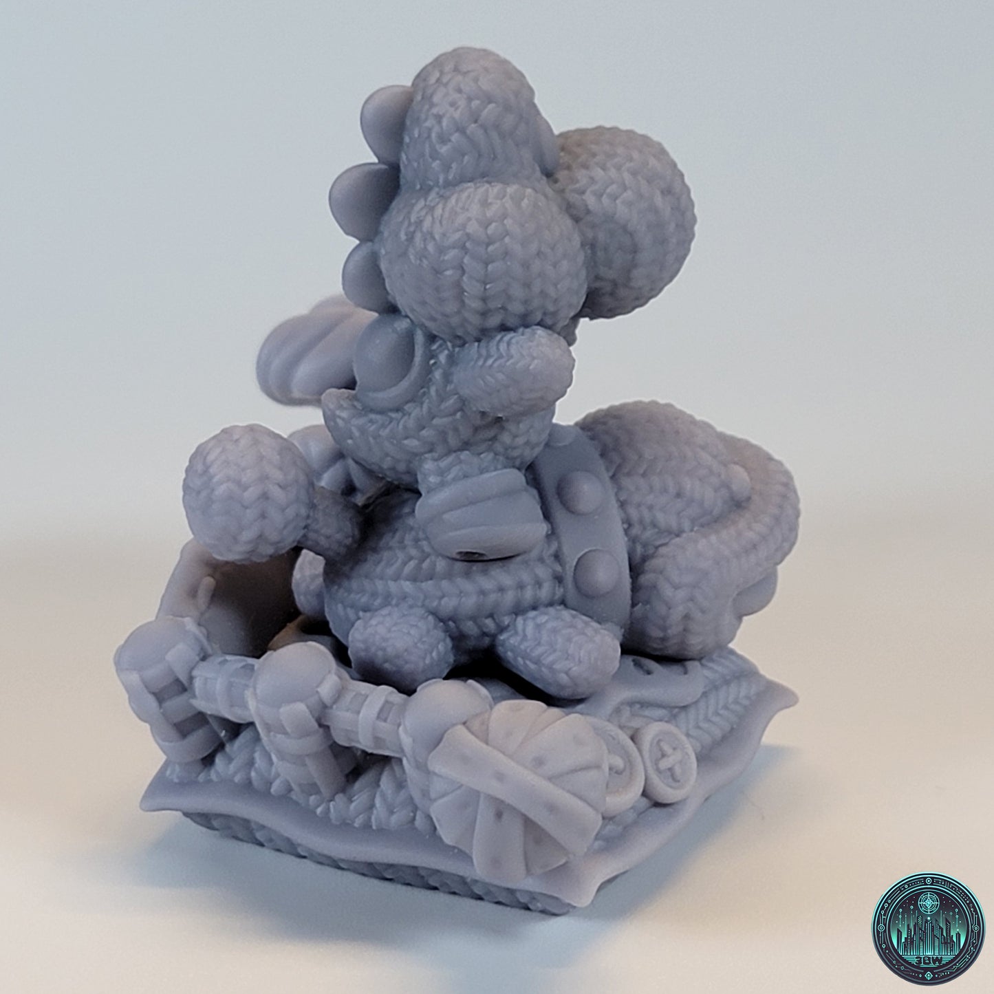 Chibi Yoshi | 2.5" Resin Model Kit | DIY Yoshi's Woolly World Adventure