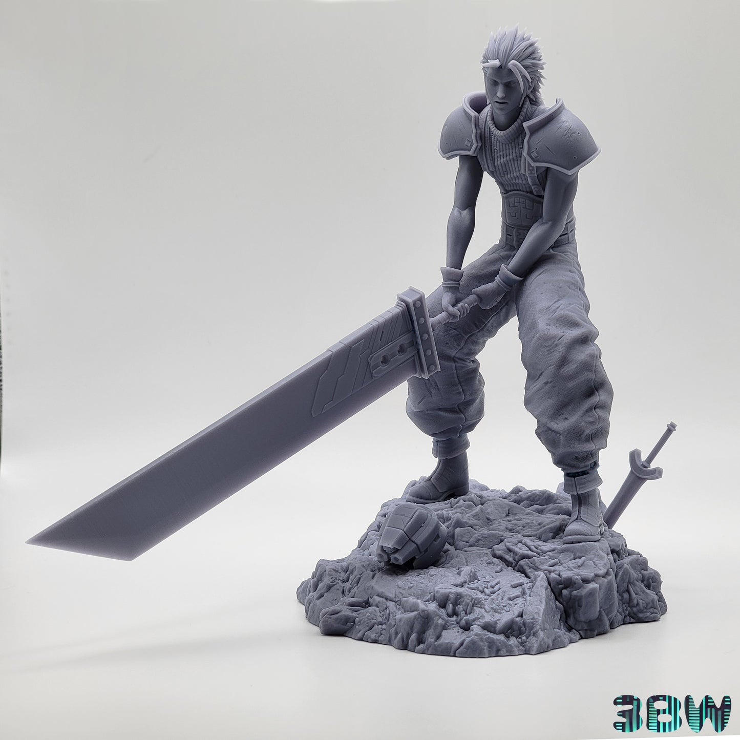Zack Fair | Resin Model or Bust Kit | DIY Final Fantasy VII SOLDIER