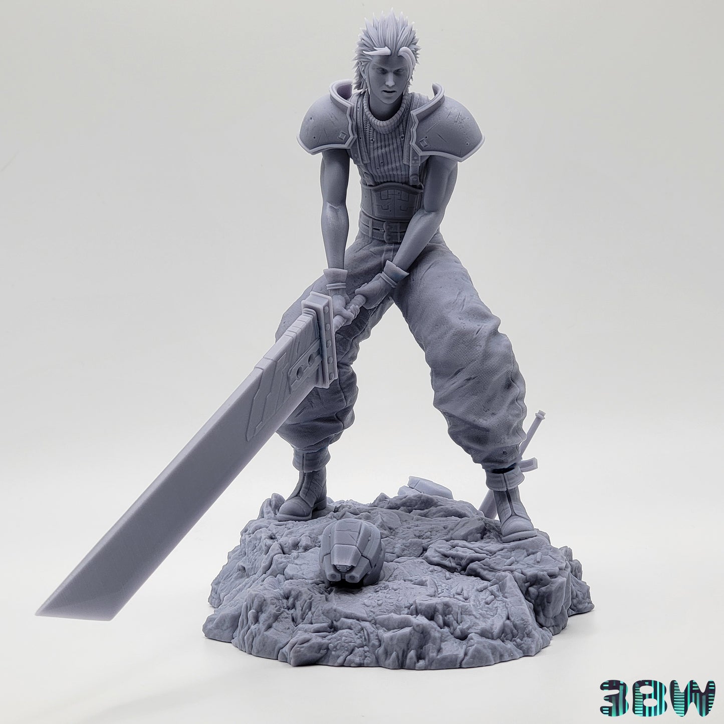 Zack Fair | Resin Model or Bust Kit | DIY Final Fantasy VII SOLDIER
