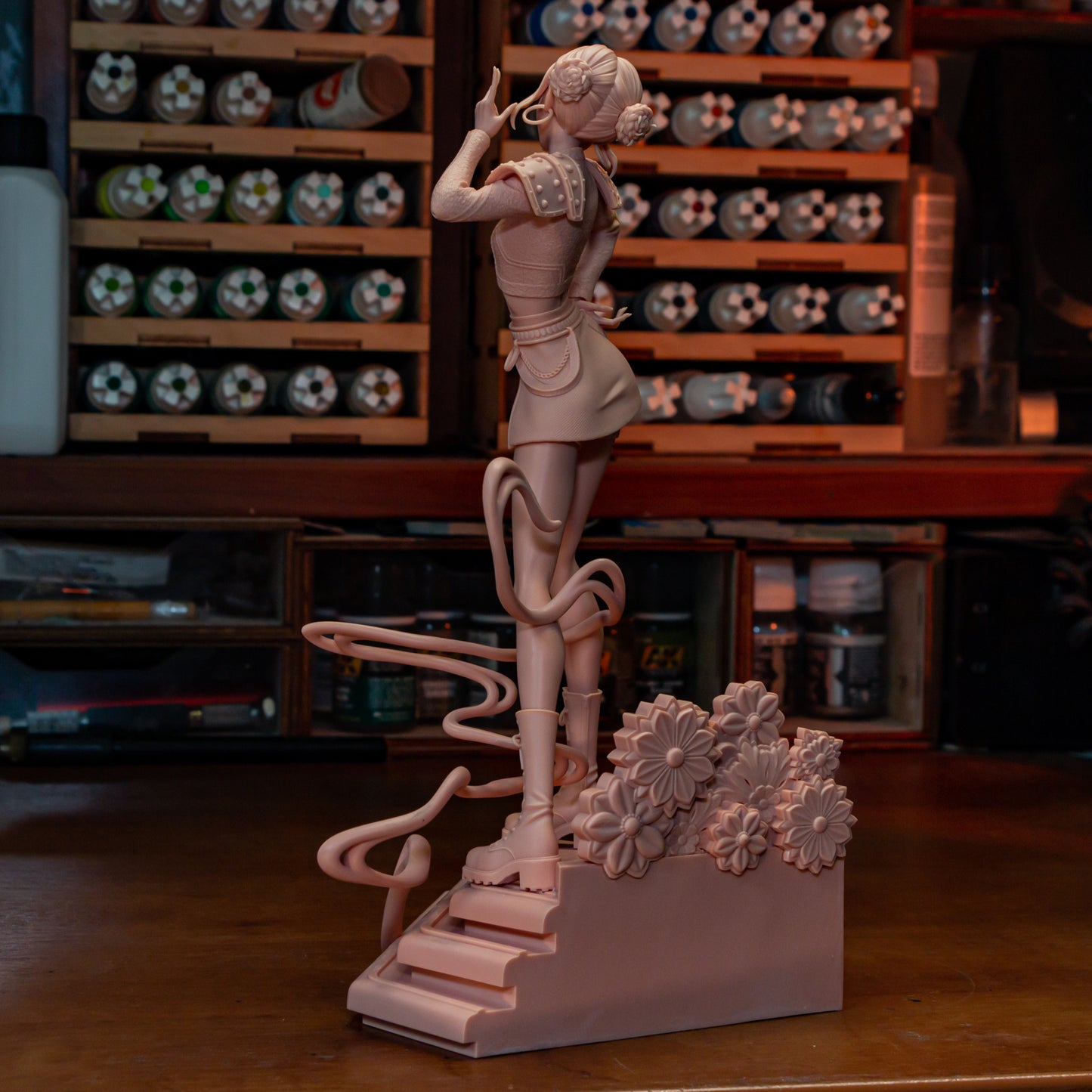 Zoey | 9-Inch Resin Model Kit | K Pop Demon Hunters Sword Fighter