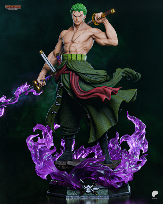 Zoro | Resin Model or Bust Kit | One Piece Three-Sword Swordsman