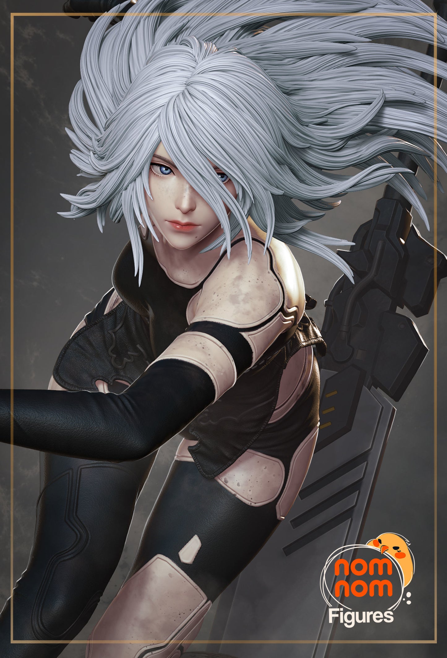 A2 | Resin Model or Bust  Kit | DIY NieR: Automata Rogue Android