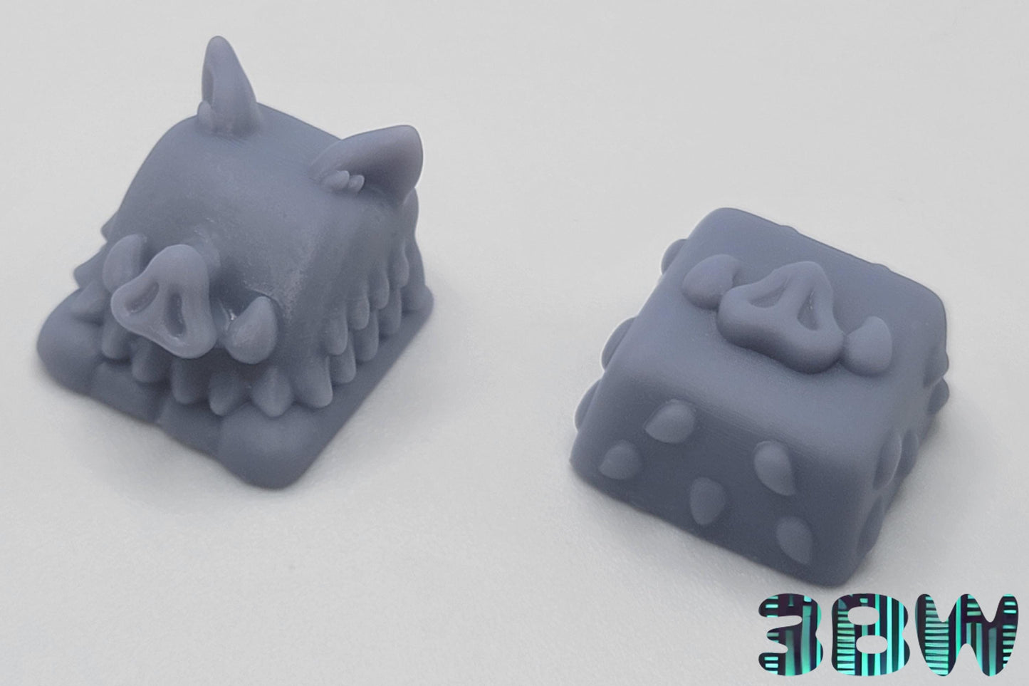 Demon Slayer Keycap Set | Unpainted Resin Artisan Caps | Cherry MX | Tanjiro, Nezuko, Zenitsu, Inosuke