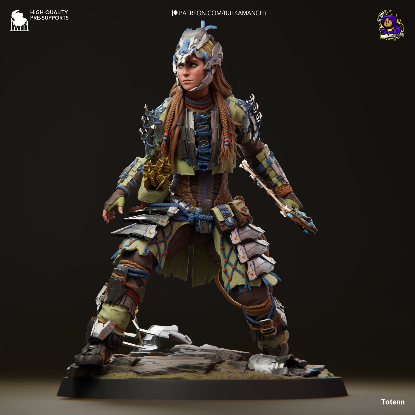 Aloy | 6.5-Inch Resin Model Kit | Horizon Forbidden West Huntress