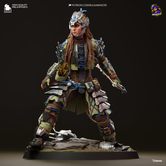 Aloy | 6.5-Inch Resin Model Kit | Horizon Forbidden West Huntress