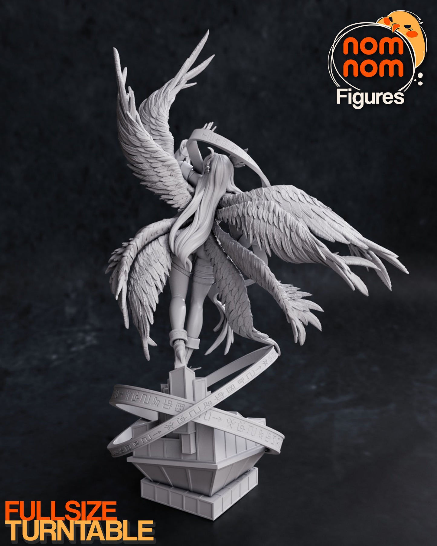Angewomon | 12.5-Inch Resin Model Kit | DIY Digimon Ultimate Angel