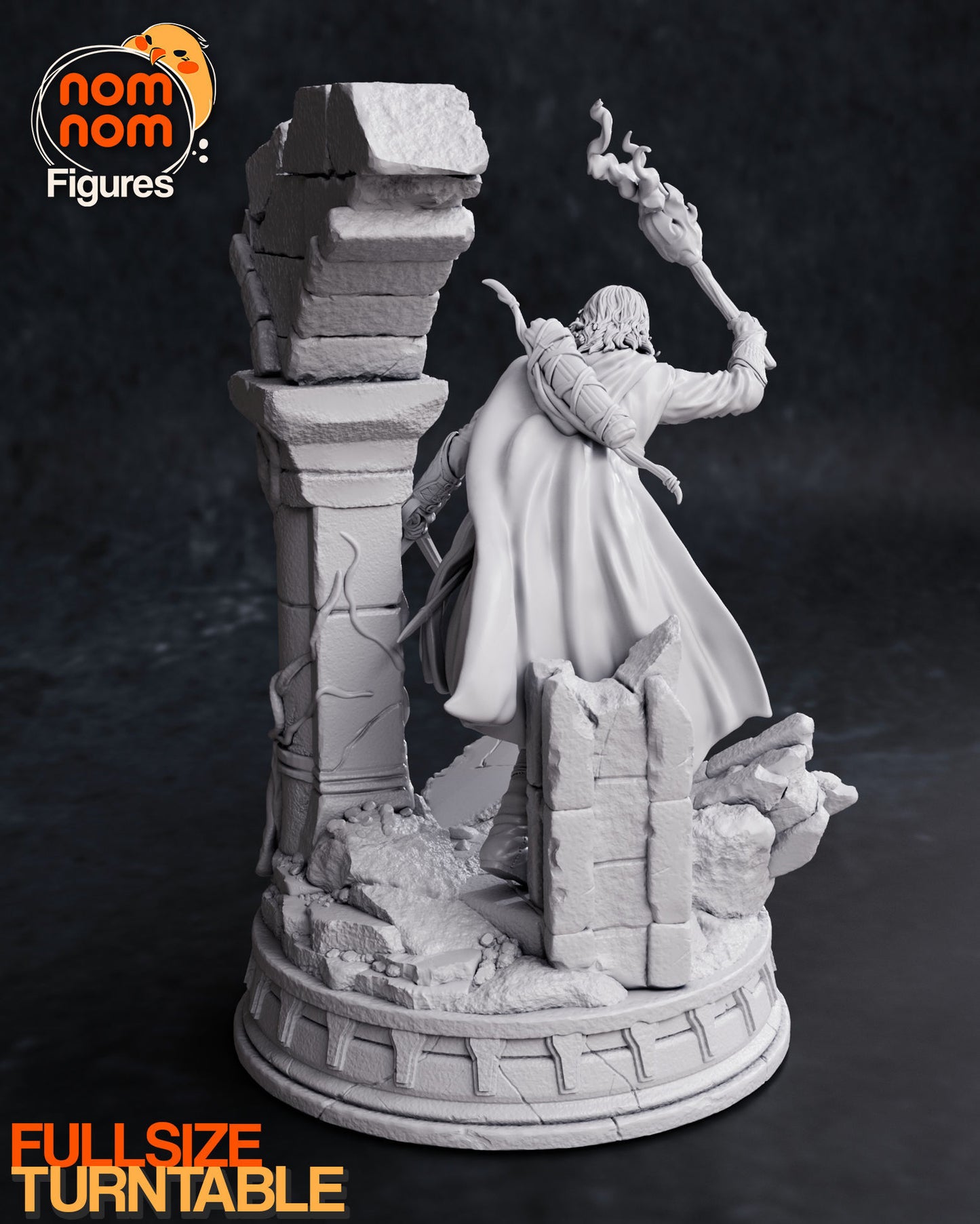 Aragorn | 10-Inch Resin Model Kit | DIY Lord of the Rings Ranger King