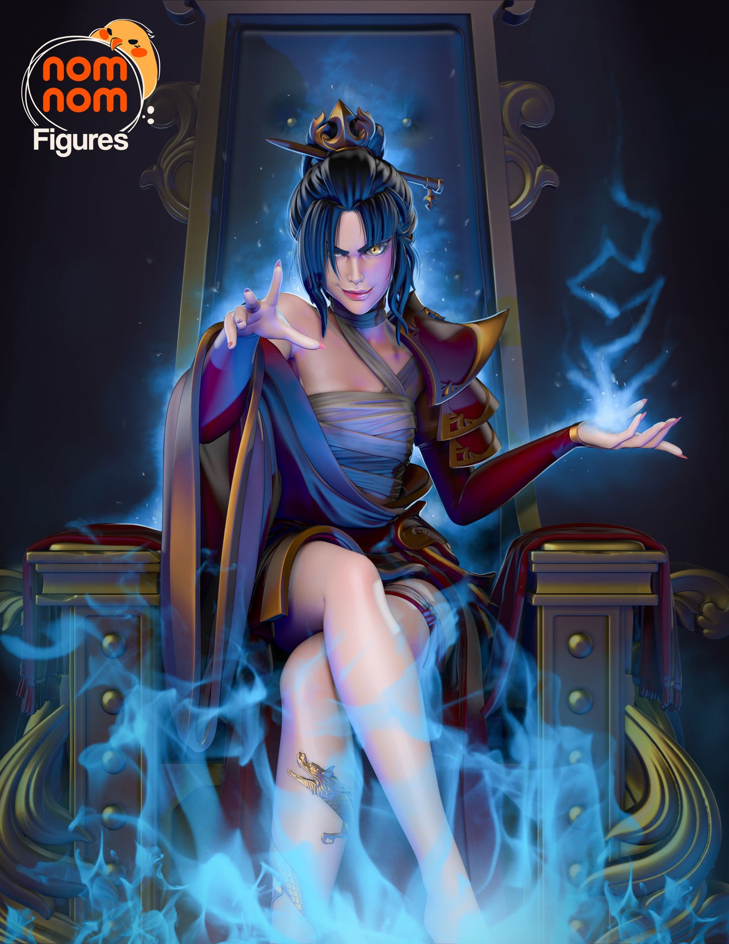 Azula | 7.5-Inch Resin Model Kit | Avatar: The Last Airbender Fire Nation Princess