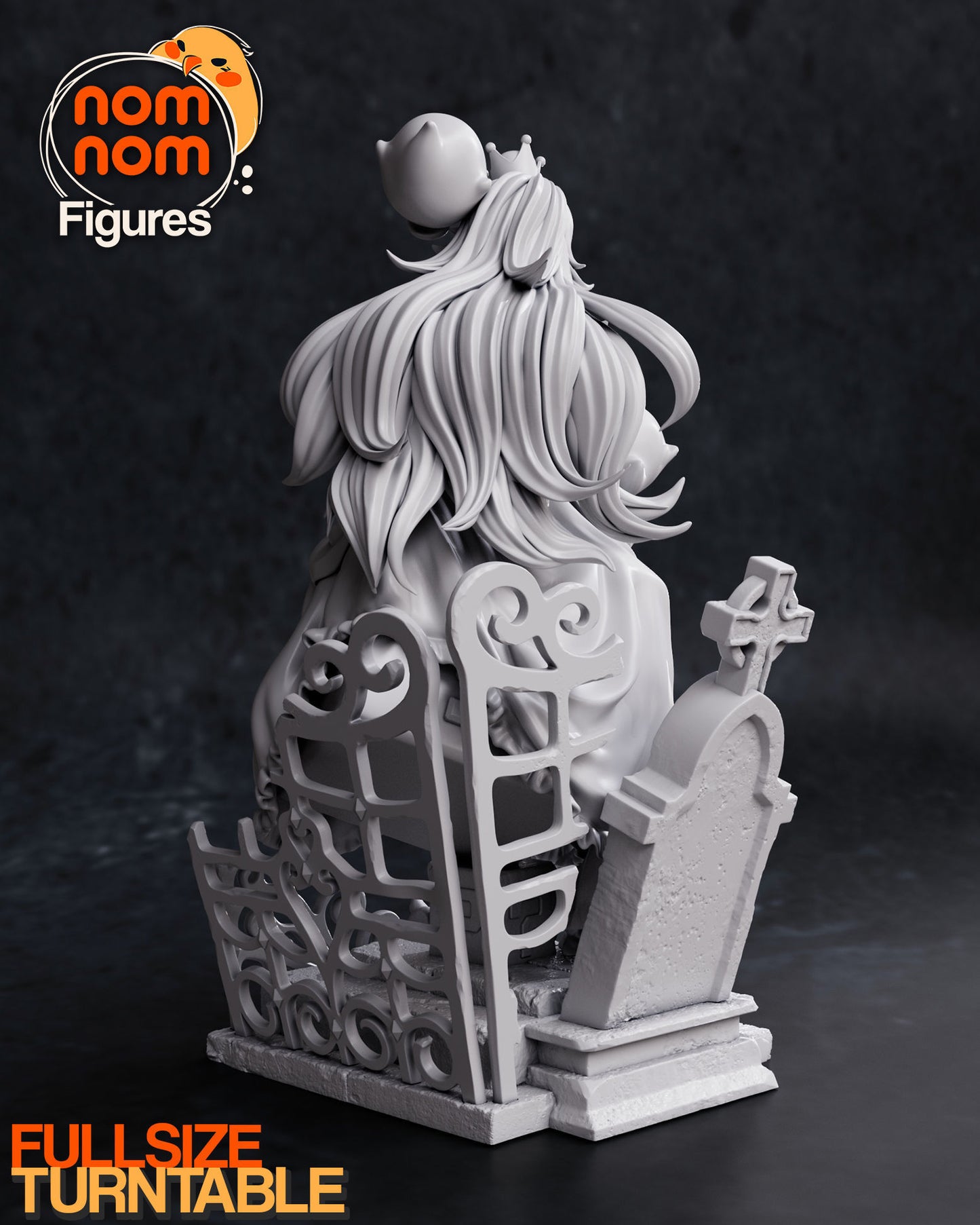 Booette | 7.5-Inch Resin Model Kit | DIY Super Mario Crown Ghost