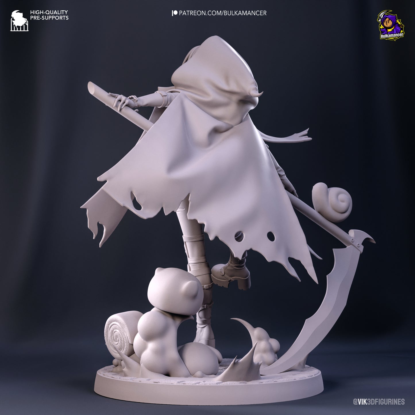 Bulka Crustreaper | 8-Inch Resin Model Kit | Unbreadable Ultimate Breaded Reaper