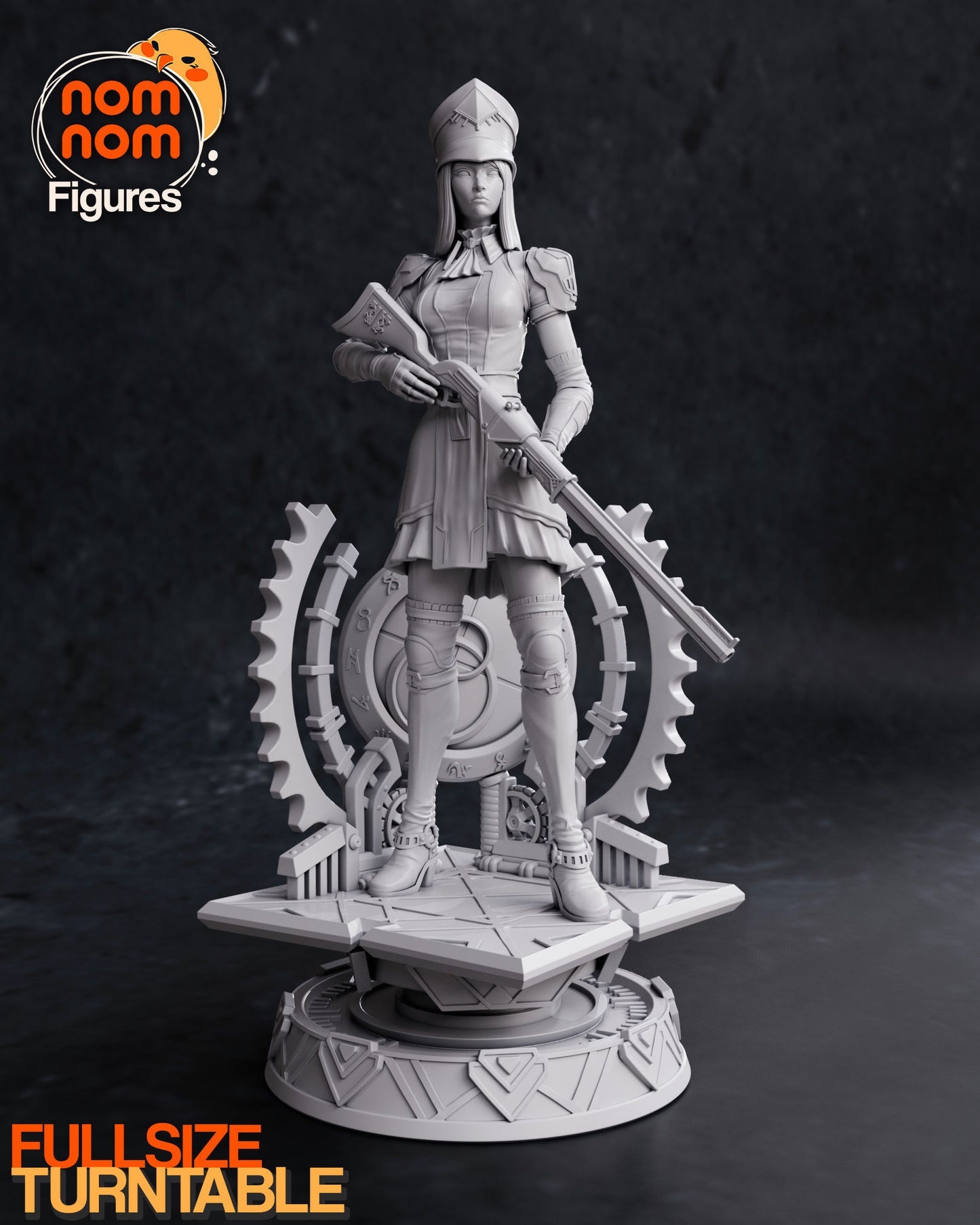 Caitlyn | 8.5-Inch Resin Model Kit | DIY Arcane Piltover Sheriff