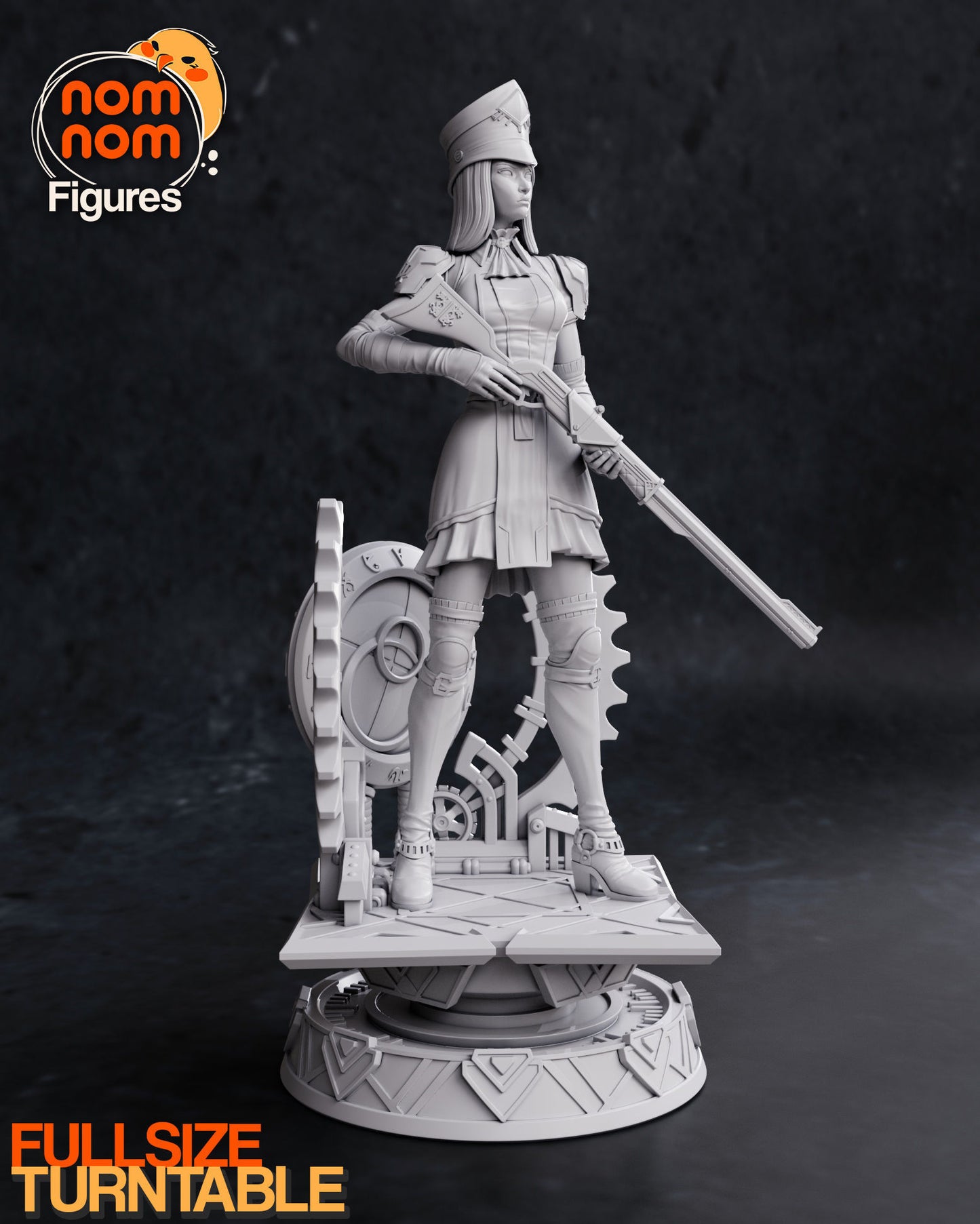 Caitlyn | 8.5-Inch Resin Model Kit | DIY Arcane Piltover Sheriff