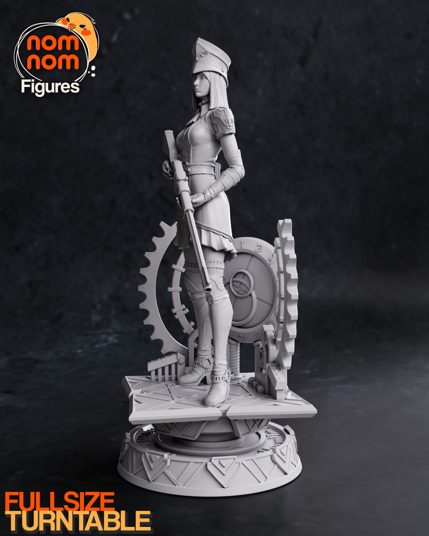 Caitlyn | 8.5-Inch Resin Model Kit | DIY Arcane Piltover Sheriff